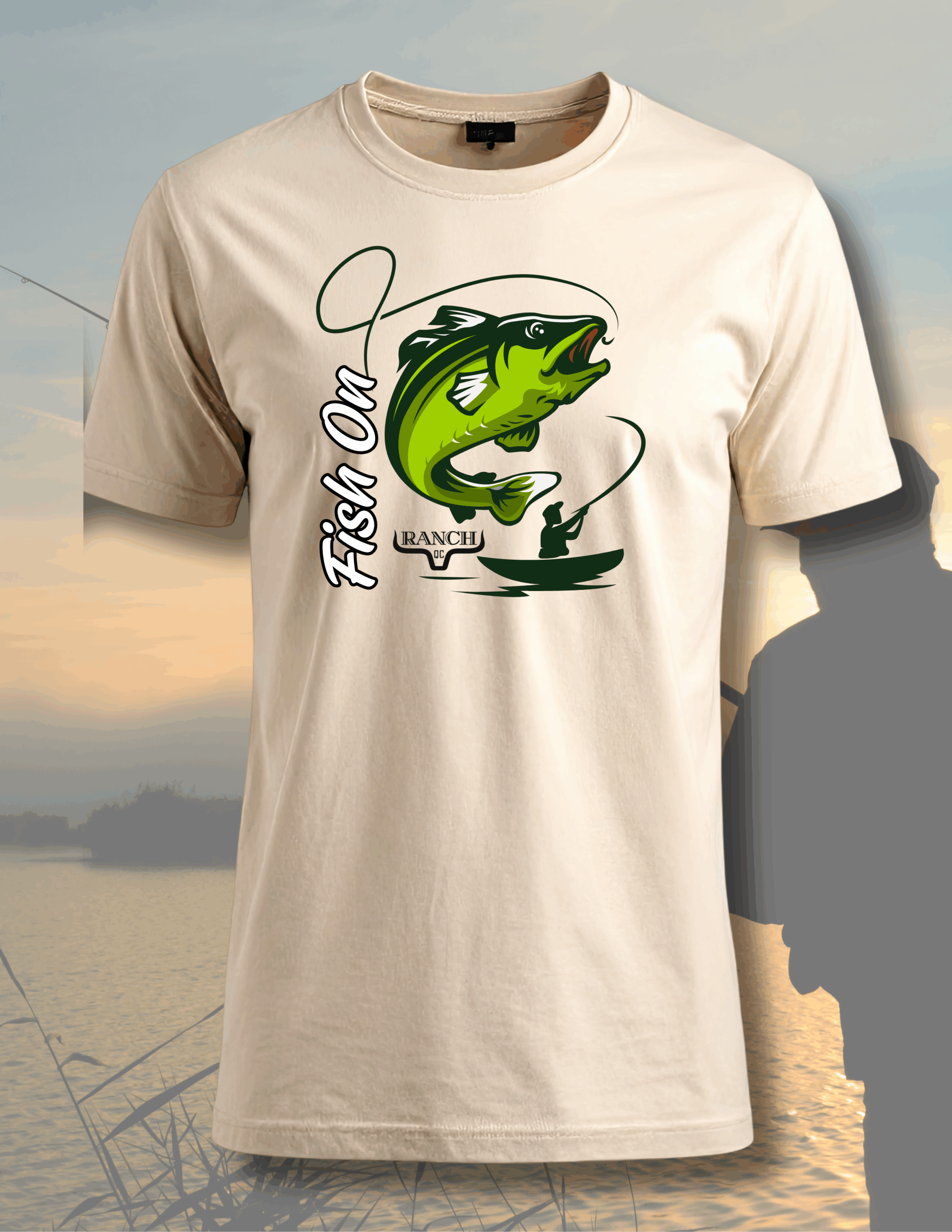 T-Shirt RANCH Qc - Fish On