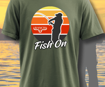 T-Shirt Ranch Qc avec Fish On
